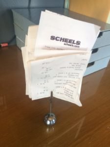 receipts-on-clip